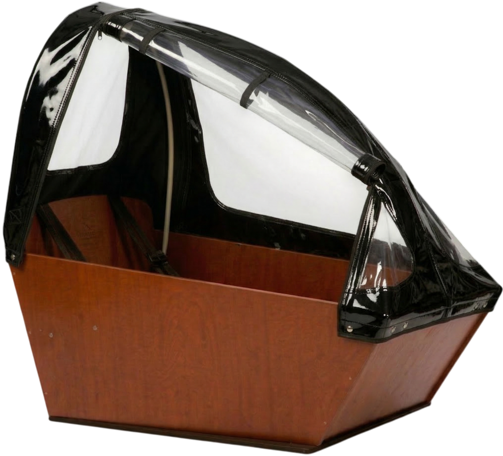 BAKFIETS.NL Wetterzelt Cargo lang 90% offen