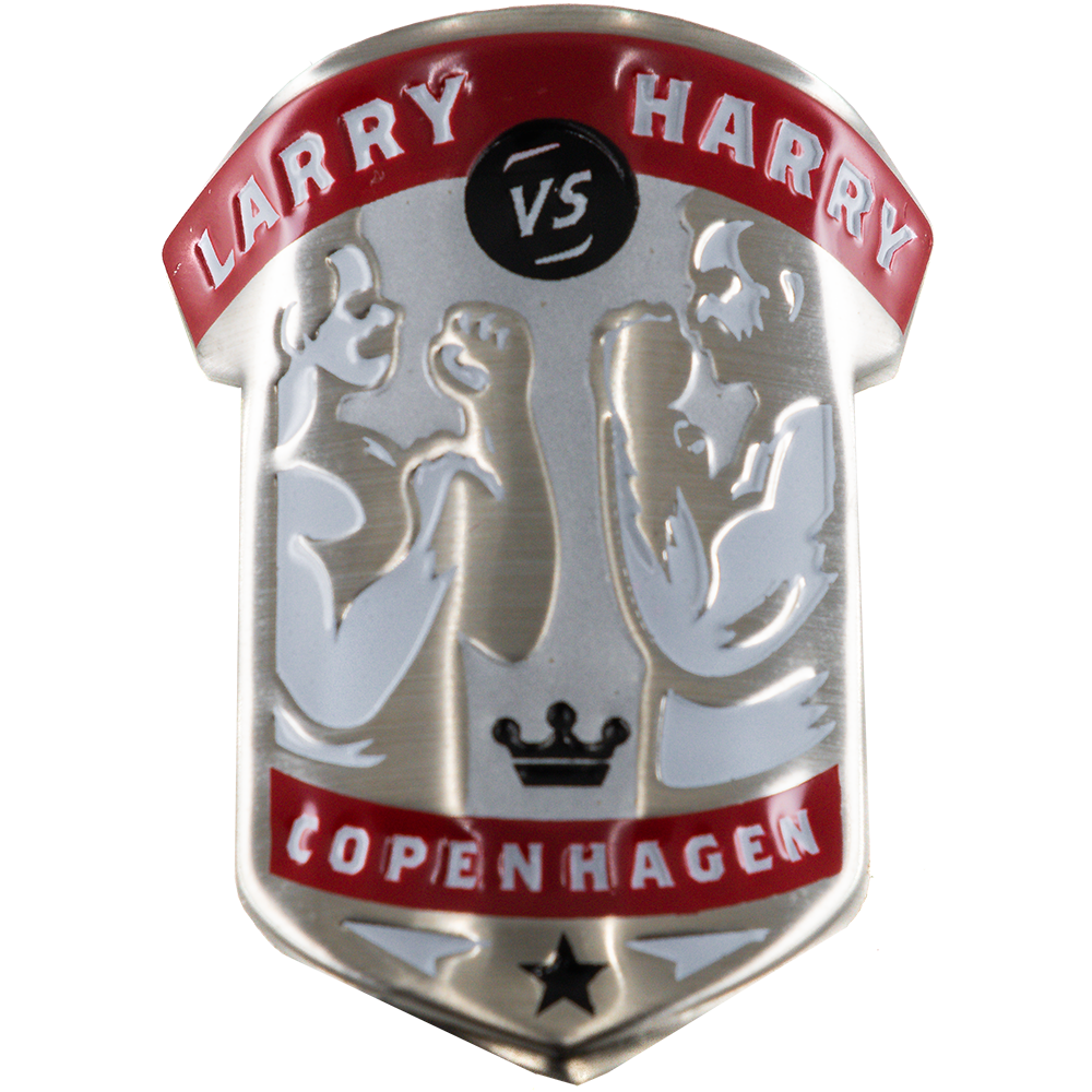 LARRY VS HARRY Headbadge