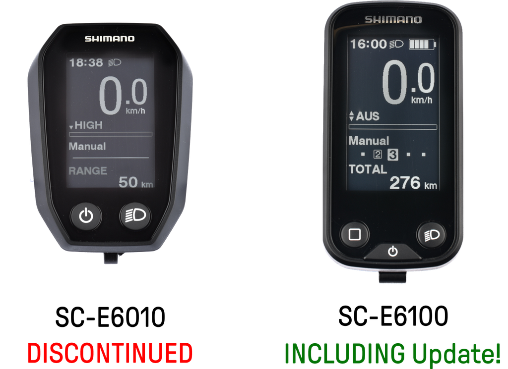 SHIMANO Display Upgrade-Kit SC-E6000 -> SC-E6100